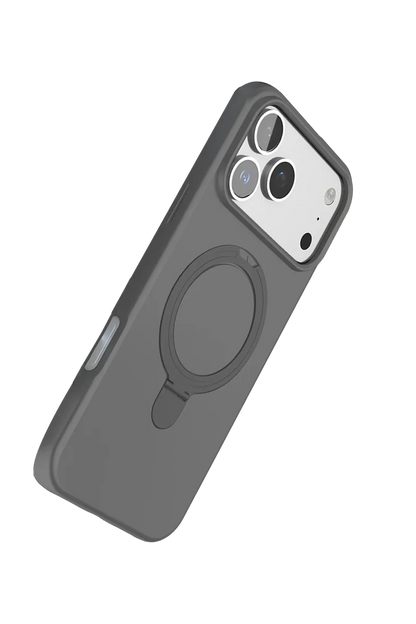 iPhone 17 Pro Max Regal Magsafe Standlı Kapak - Titan Gri