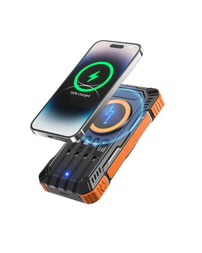 Güneş Enerjili 20000 mAh Powerbank Hızlı Şarj ve Kablosuz Şarj Destekli Dayanıklı Tasarım