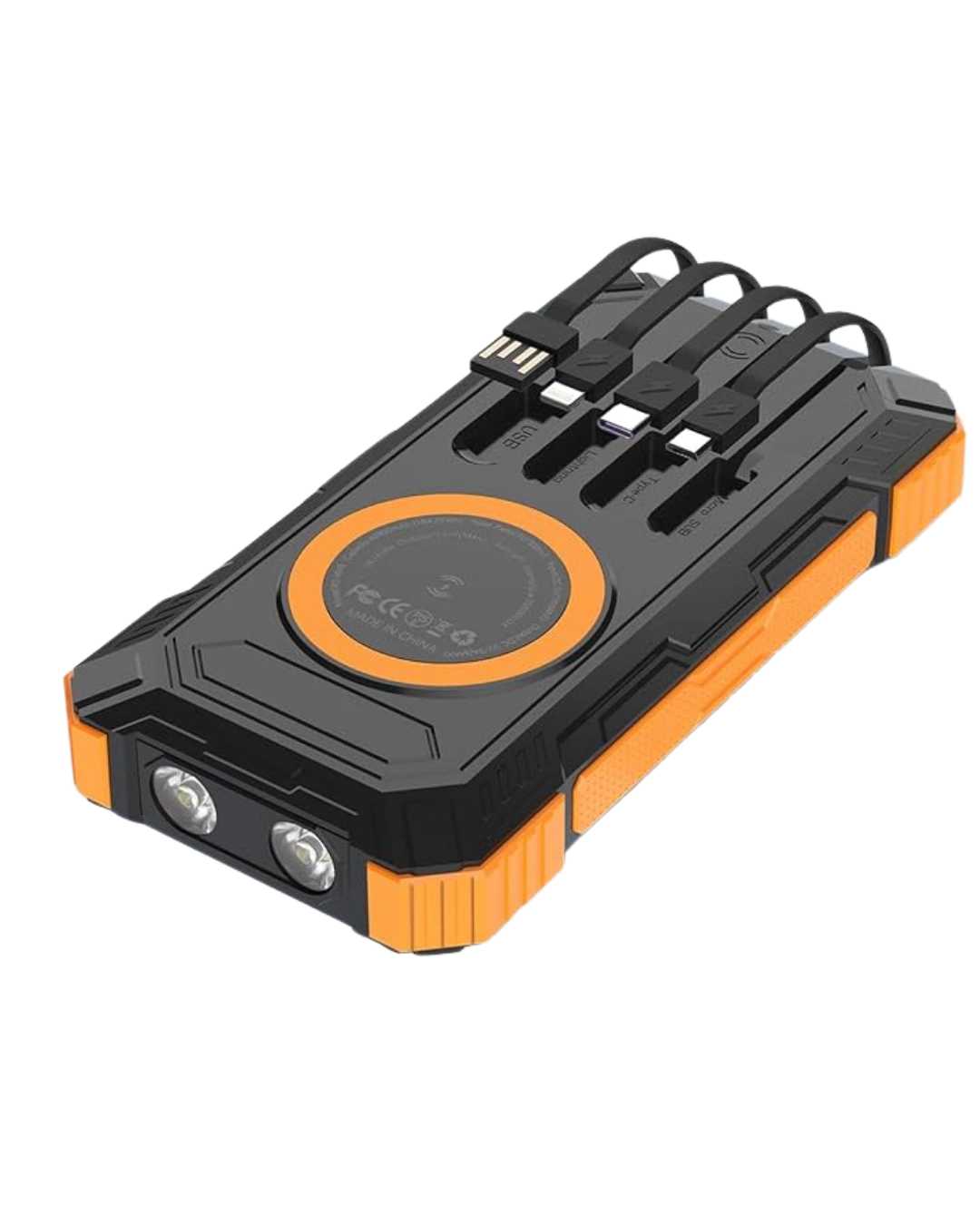 Güneş Enerjili 20000 mAh Powerbank Hızlı Şarj ve Kablosuz Şarj Destekli Dayanıklı Tasarım
