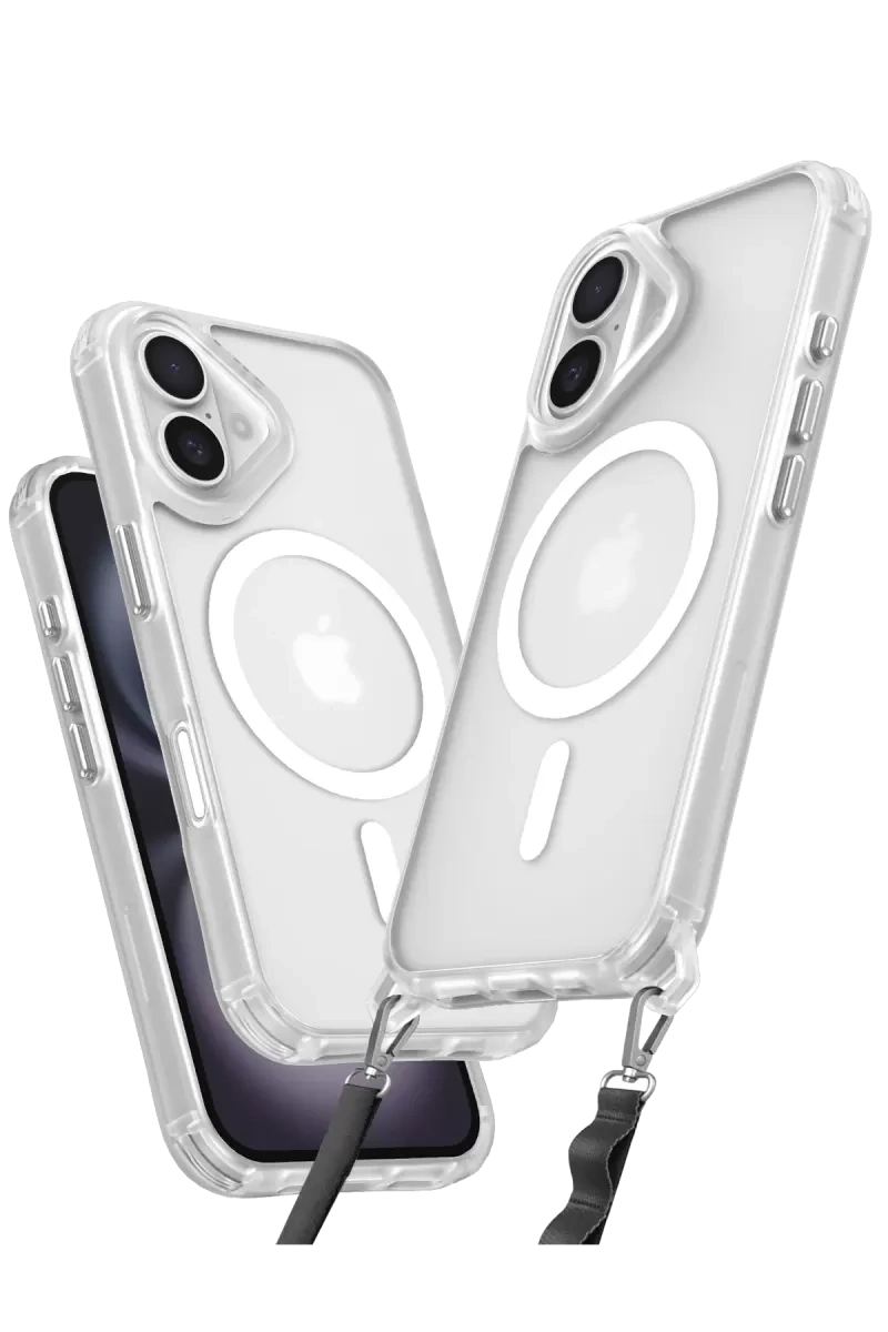 iPhone 16 Plus Kılıf Enka Magsafe Silikon Kılıf - Şeffaf