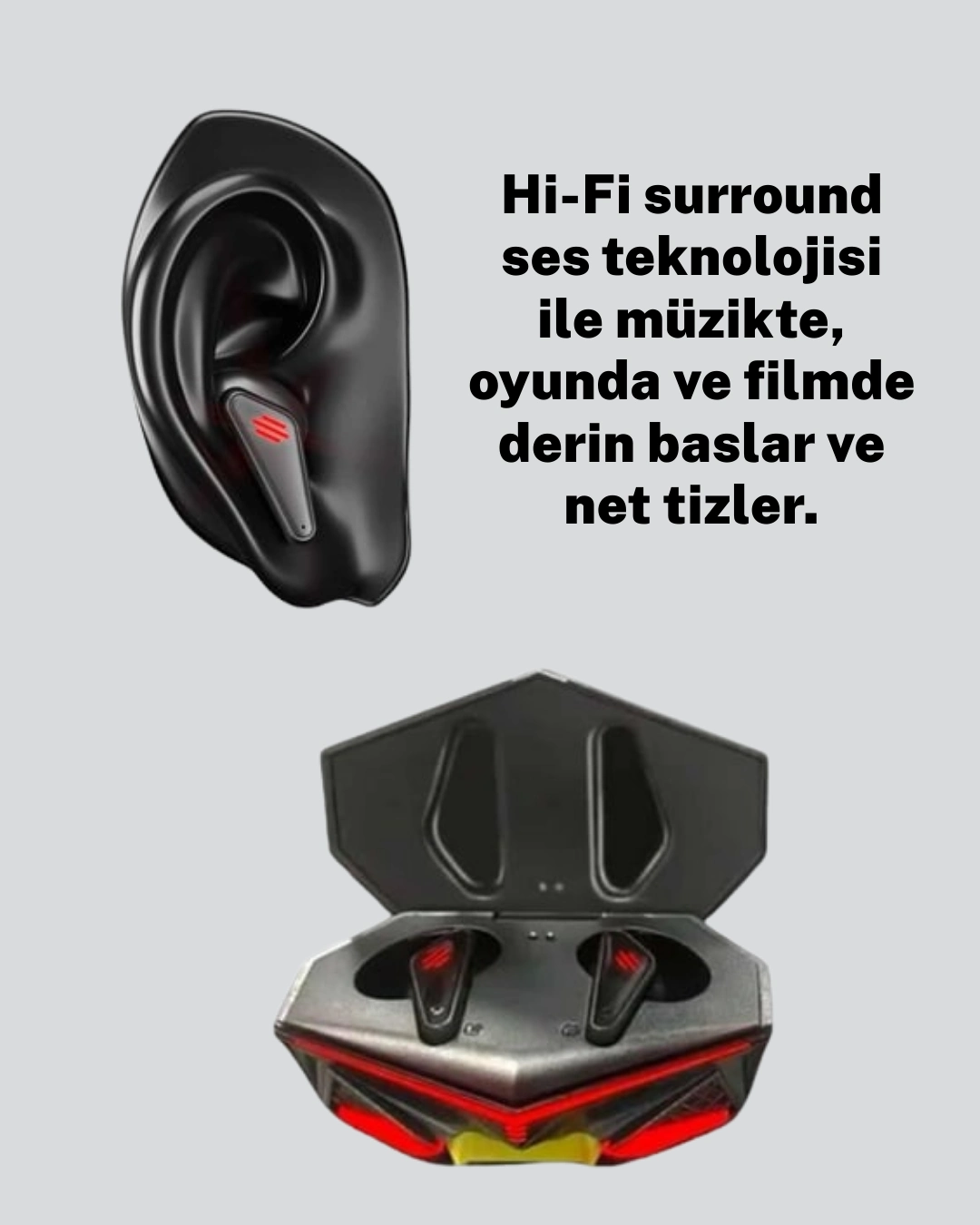 Led Işıklı Kablosuz Bluetooth 5.0 Kulaklık Yeni Nesil