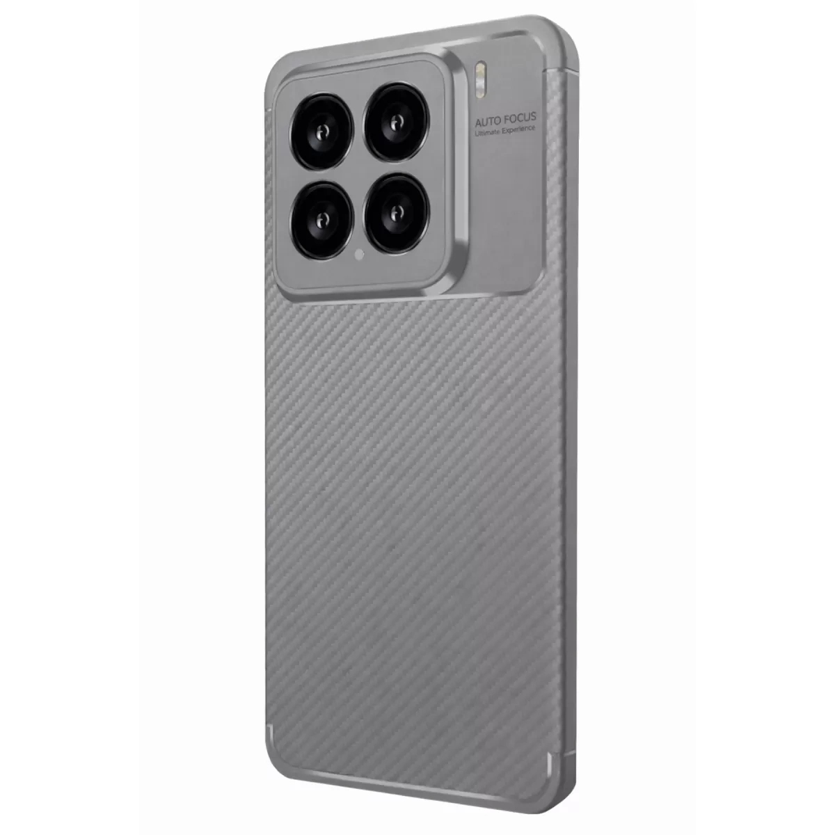 Mi 15 Kılıf Auto Focus Karbon Kapak - Gri