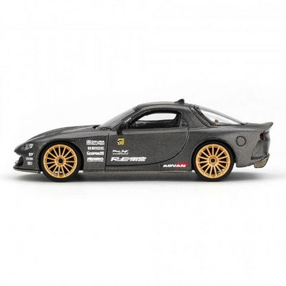 Model Araç 1/64 Mazda RX-7 RE-Amemiya Matsukiyo KOKU 3 Rotor NA-7 TAS 2025 Best Tuned Car Award