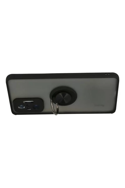 Redmi Note 10 Pro Kılıf Montreal Yüzüklü Silikon Kapak - Siyah