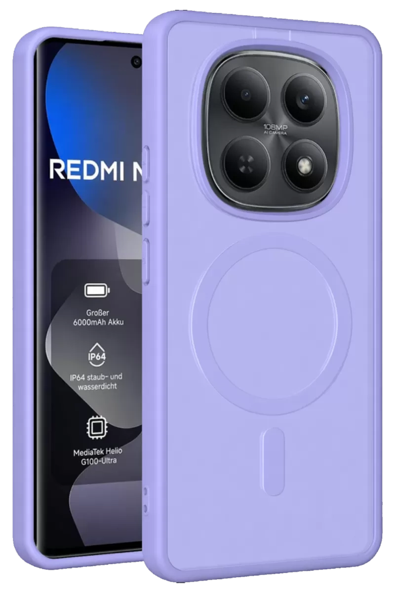 Redmi Note 15 Pro 4G Jota Magsafe Kapak - Lila
