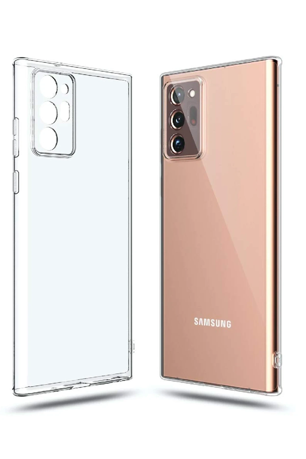 Samsung Galaxy Note 20 Ultra Kılıf Lüx Şeffaf Silikon