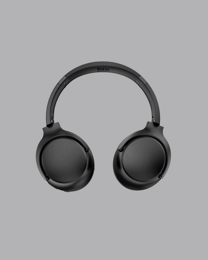 Siyah Kablosuz Bluetooth Kulaklık 300 mAh Hızlı Şarj Katlanabilir Pedli Yeni Nesil