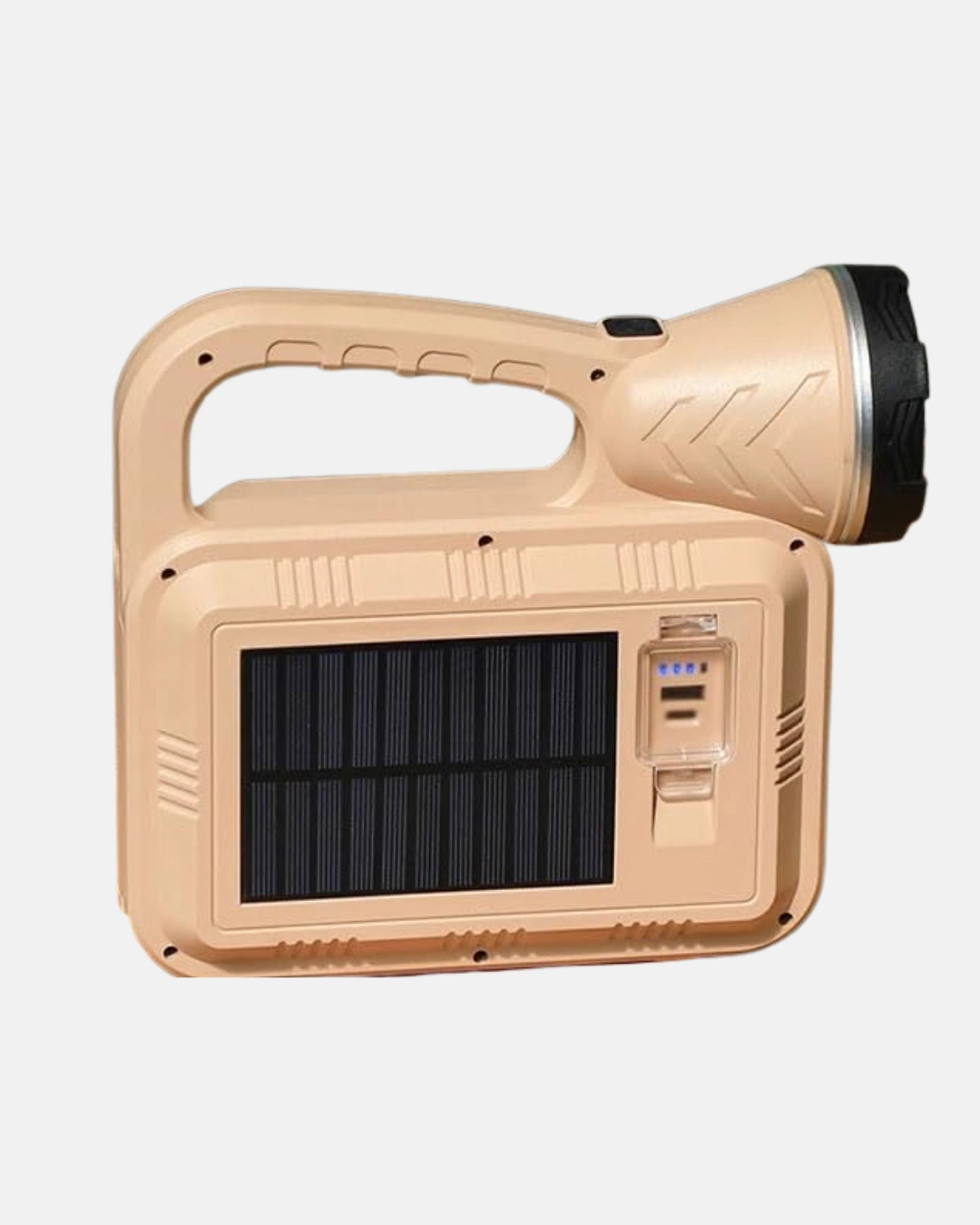 Solar Alev Işığı COB Teknolojili Taşınabilir El Feneri ve Kamp Lambası