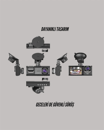 TA-01 LCD Ekranlı Gece Görüşlü Araç Kamerası