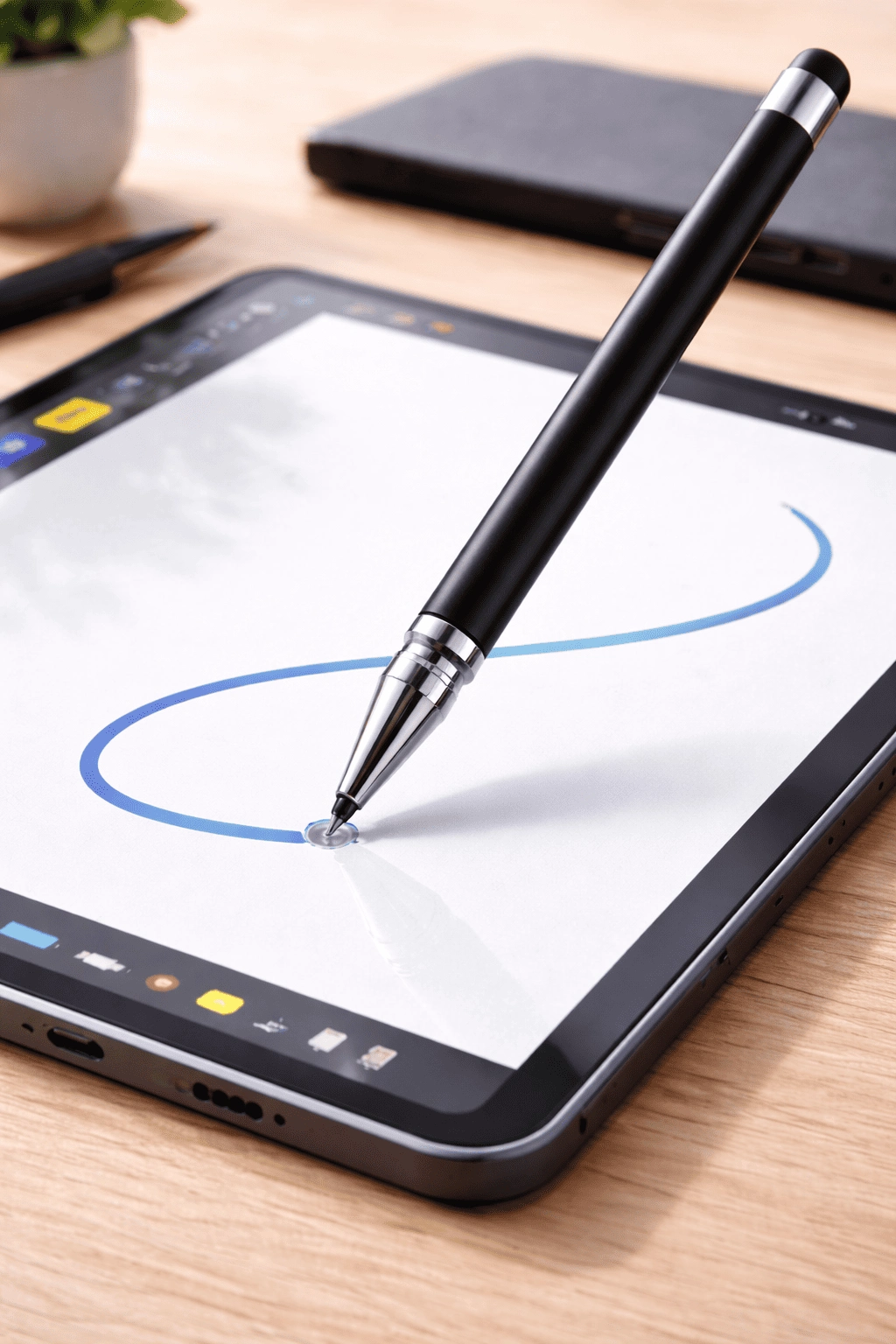 Microsoft Surface Go 4 Uyumlu Dokunmatik Stylus Kalem Disk Uçlu Hassas Tablet Telefon Çizim Kalemi