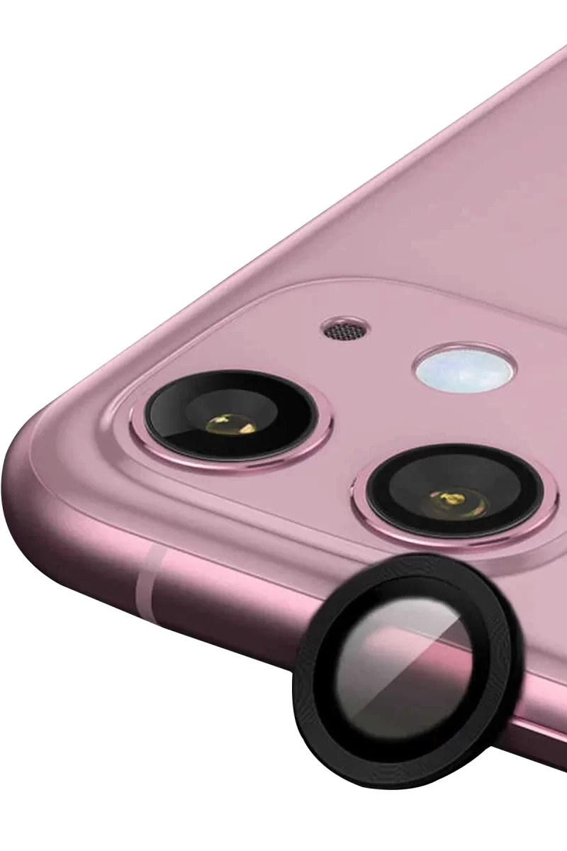 Newface Apple İphone 11 Raze Metal Kamera Lens - Siyah