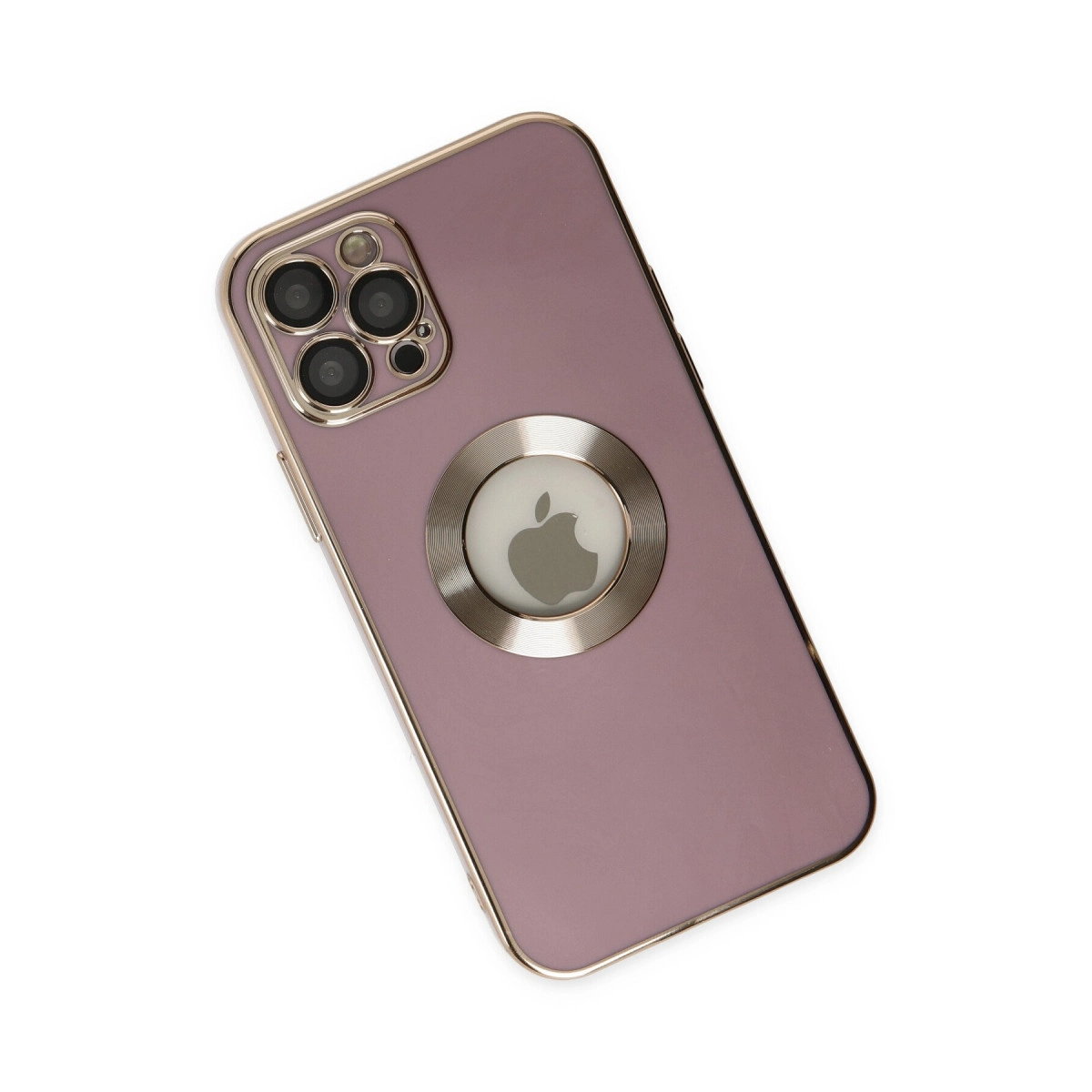Newface Apple İphone 12 Pro Kılıf Store Silikon - Mor