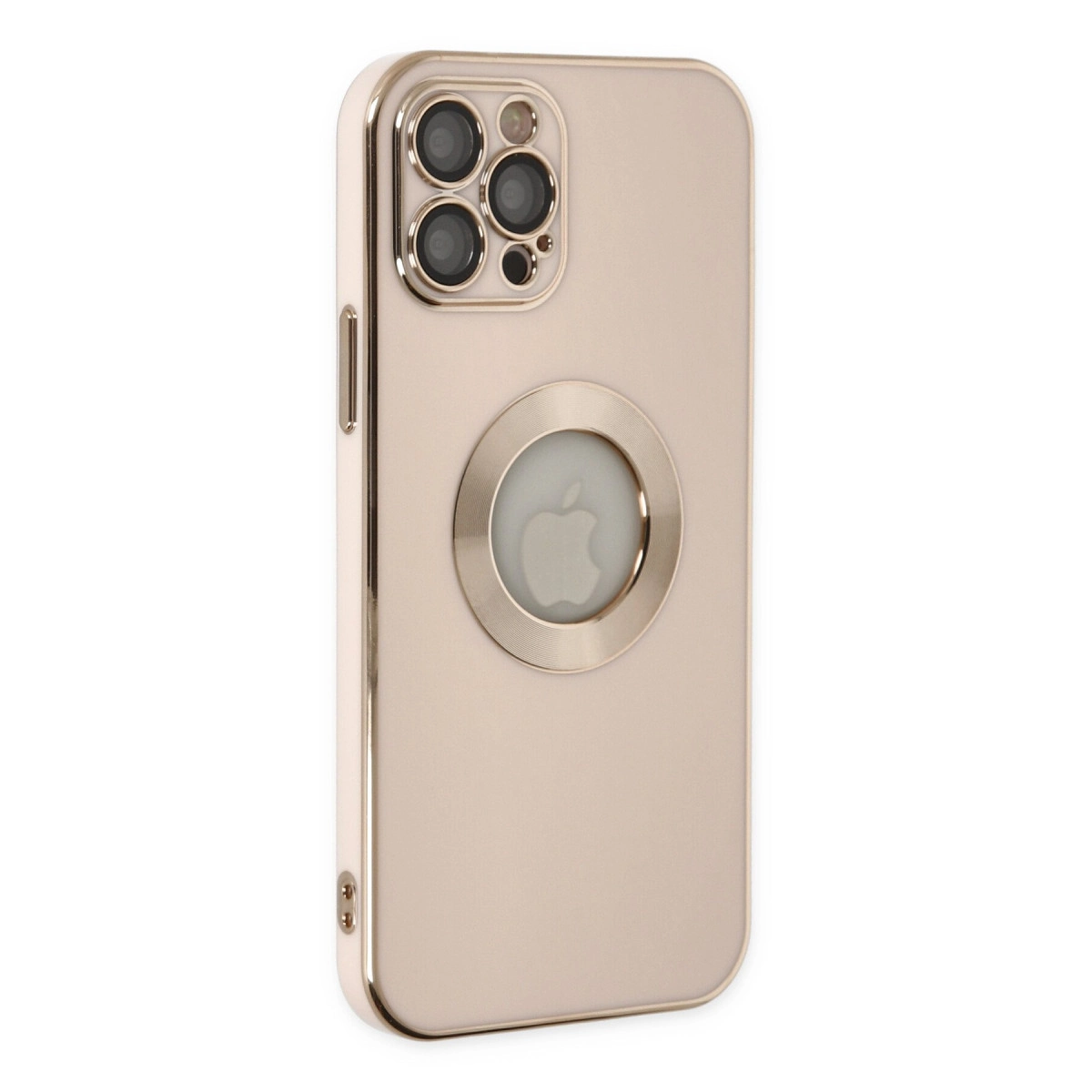 Newface Apple İphone 12 Pro Kılıf Store Silikon - Pembe