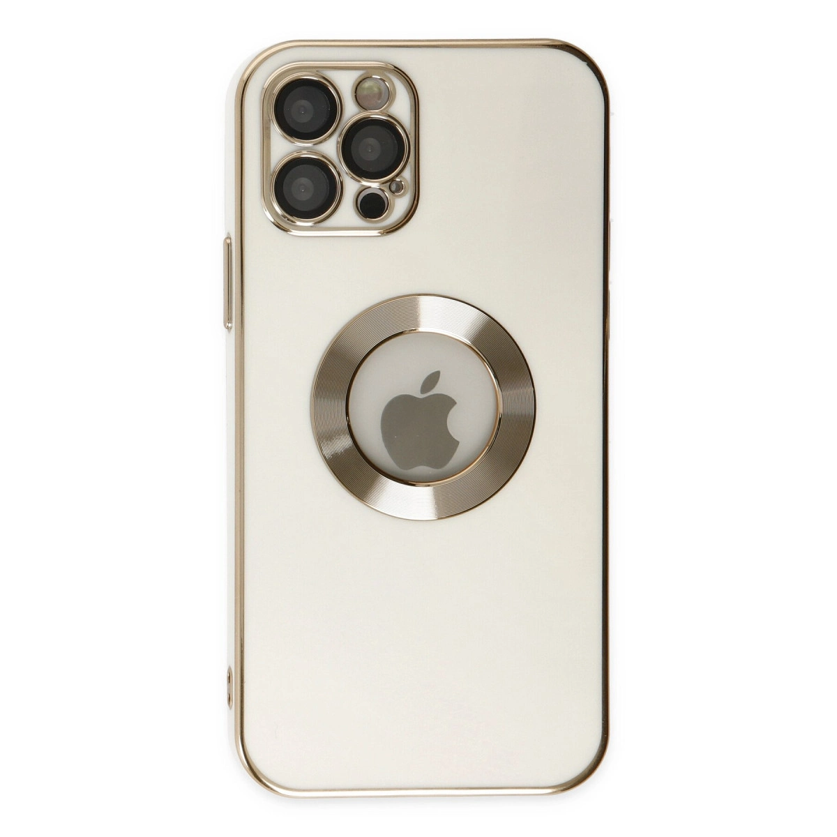 Newface Apple İphone 12 Pro Max Kılıf Store Silikon - Beyaz