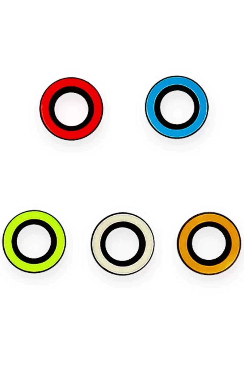 Newface Apple İphone 12 Pro Max Neon Fosforlu Kamera Lens - Mavi