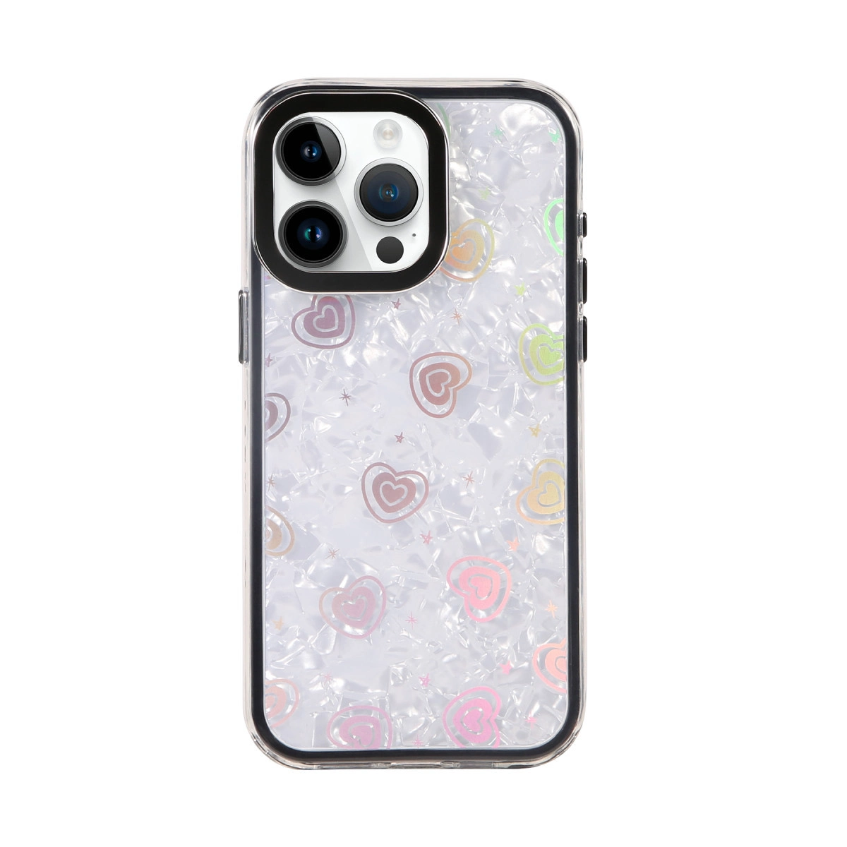 İphone 14 Pro Max Lumi Desenli Kapak - Siyah