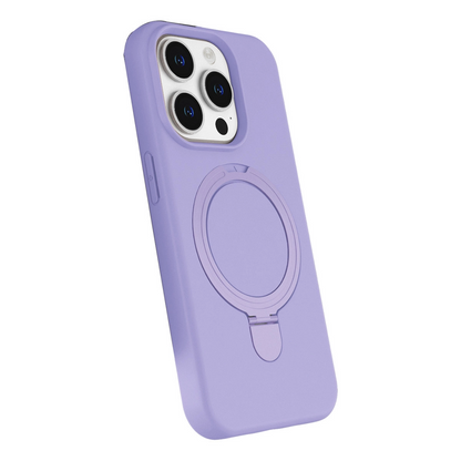 İphone 15 Pro Max Regal Magsafe Standlı Kapak - Lila