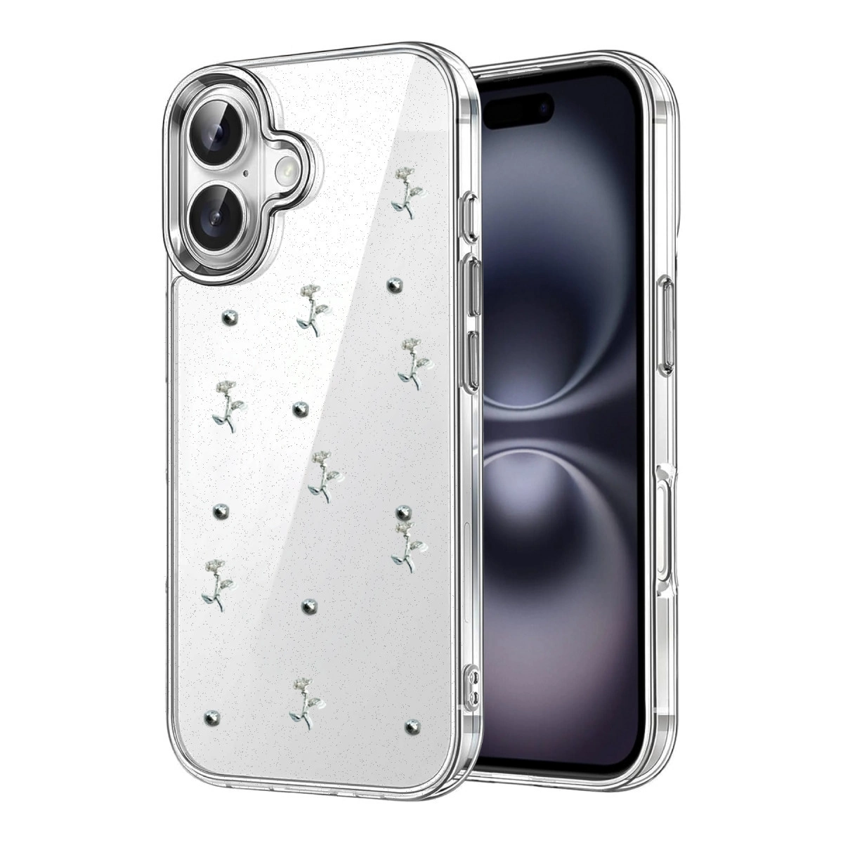 İphone 16 Plus Fiyonk Desenli Kapak - Desen 4