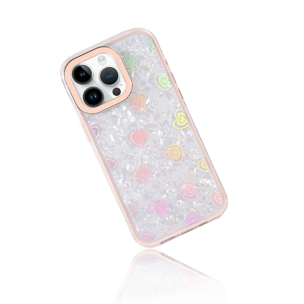 İphone 16 Pro Lumi Desenli Kapak - Pembe