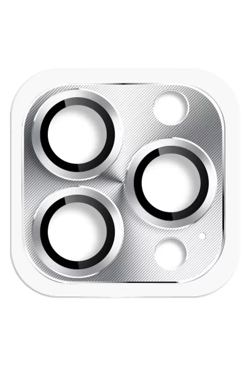 Newface Apple İphone 16 Pro Max Pers Alüminyum Kamera Lens - Gümüş