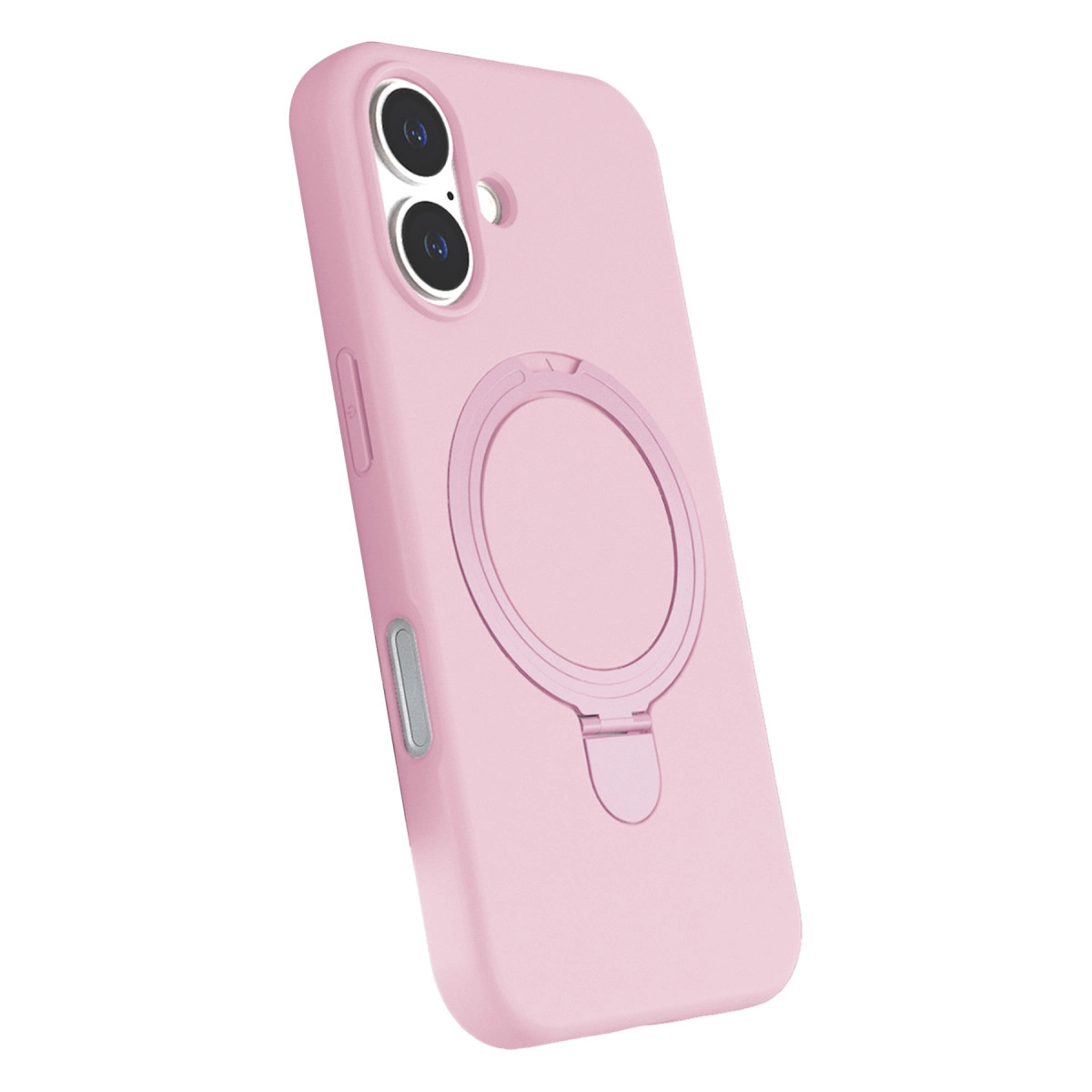 İphone 16 Regal Magsafe Standlı Kapak - Açık Pembe