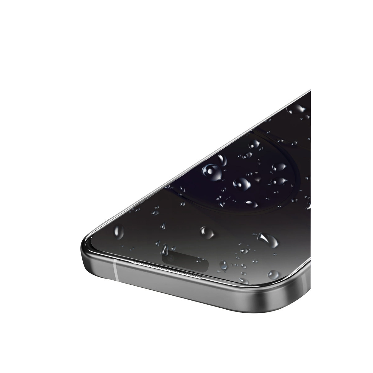 İphone 17 Pro Bilvis 5in1 5d Magic Hayalet Cam Ekran Koruyucu - Siyah