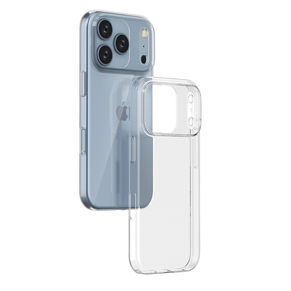 İphone 17 Pro Max Lüx Şeffaf Silikon - Şeffaf