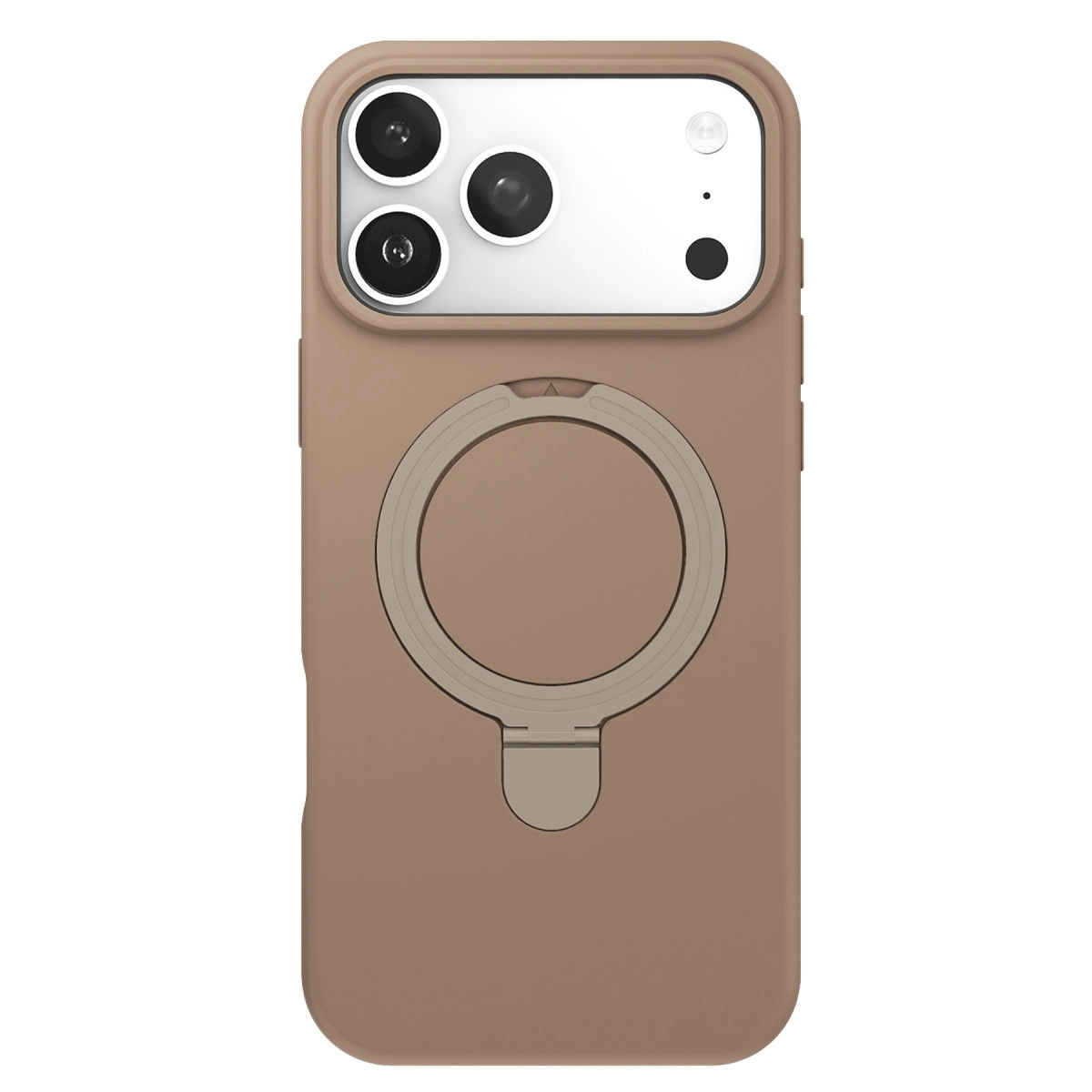 İphone 17 Pro Max Regal Magsafe Standlı Kapak - Çöl Titanyum