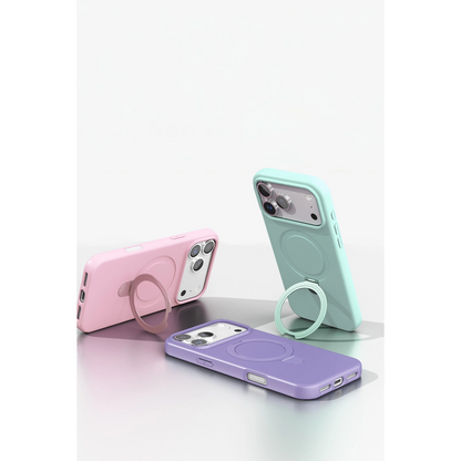 İphone 17 Pro Max Regal Magsafe Standlı Kapak - Çöl Titanyum
