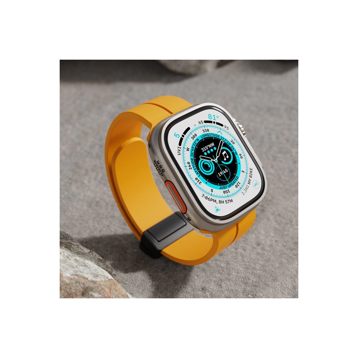 Newface Apple Watch 38mm Kr412 Elegance Stylısh Kordon - Lila