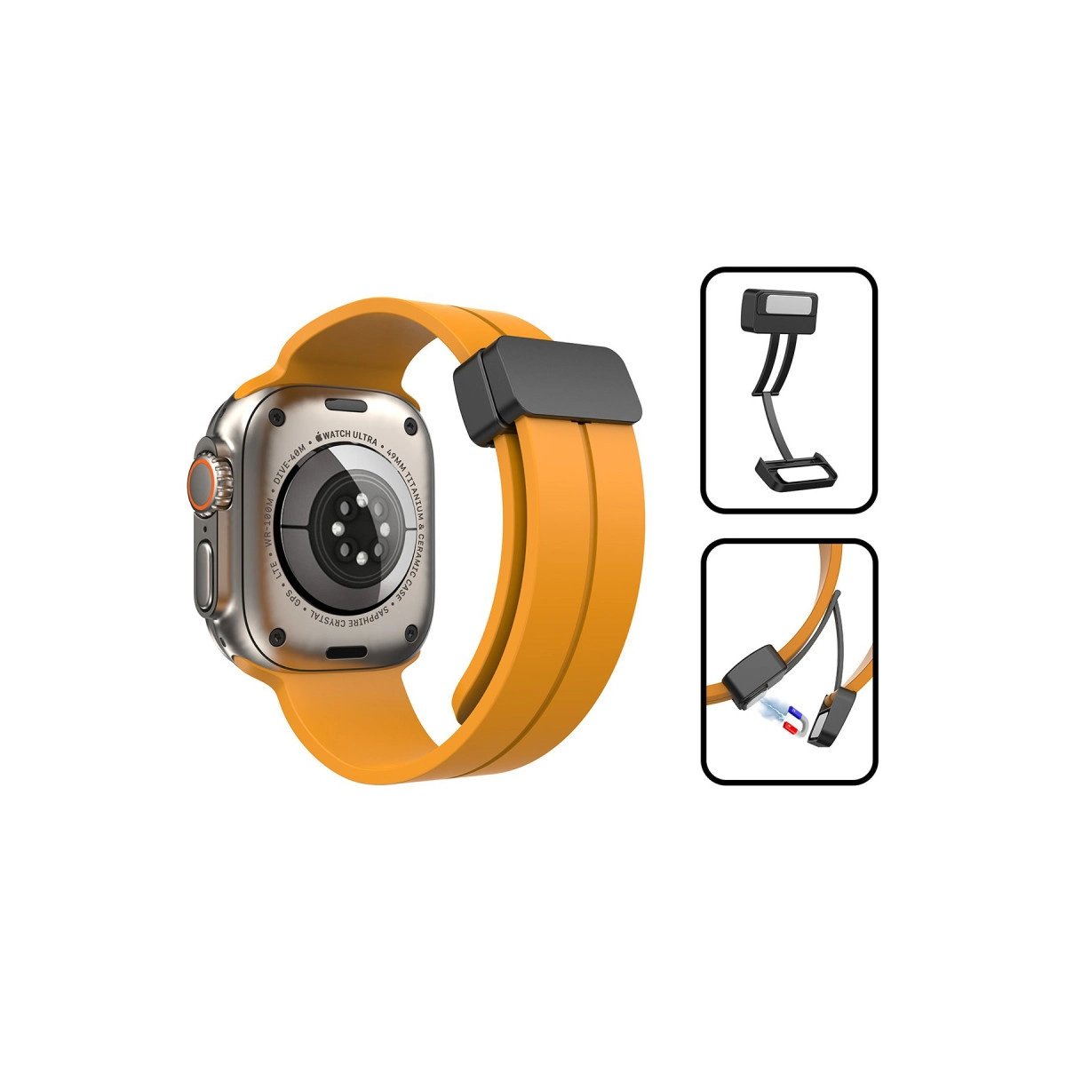 Newface Apple Watch 38mm Kr412 Elegance Stylısh Kordon - Lila