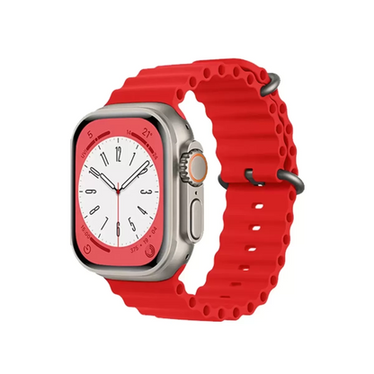 Newface Apple Watch 42mm Ocean Kordon - Kırmızı