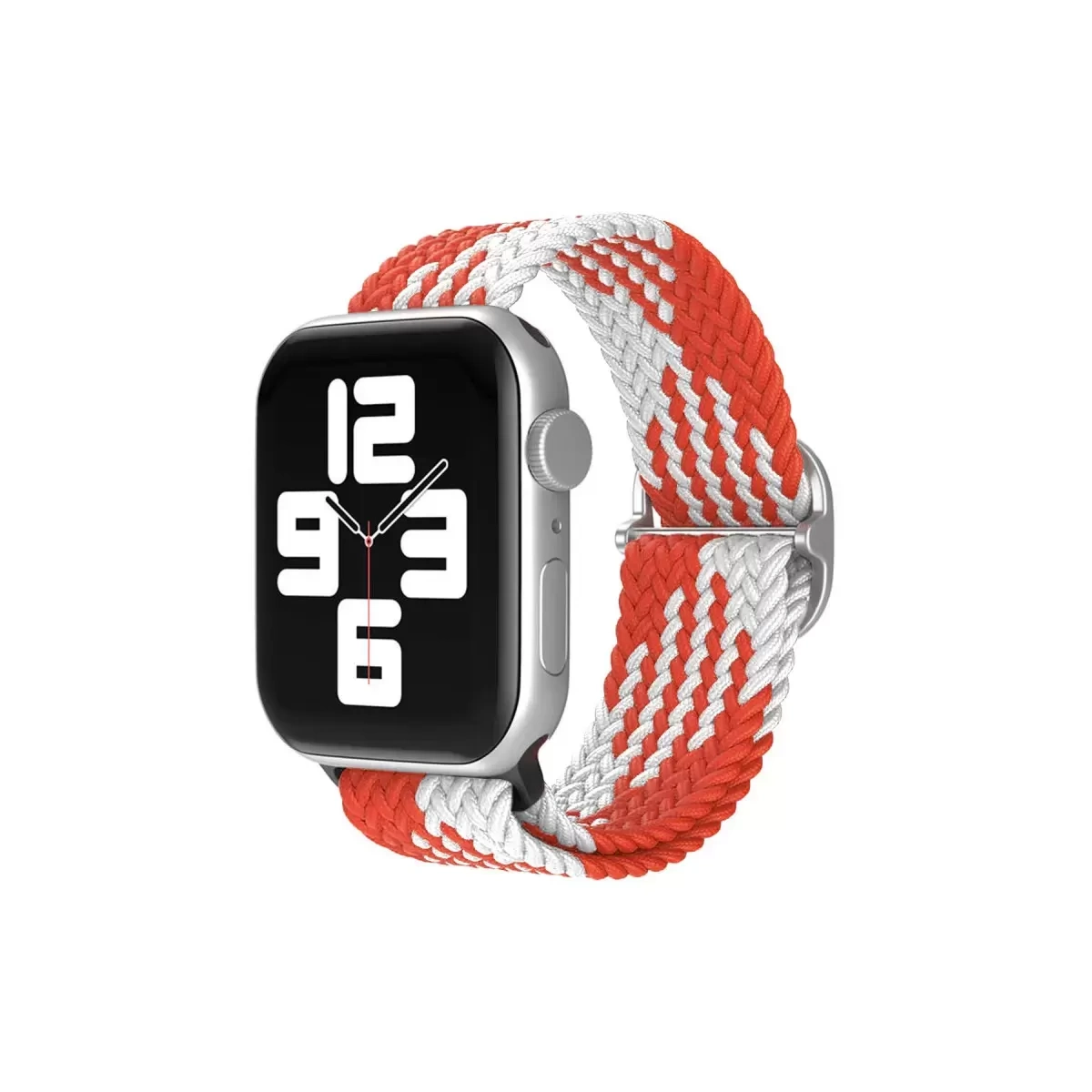 Newface Apple Watch 42mm Star Kordon - Beyaz-kırmızı
