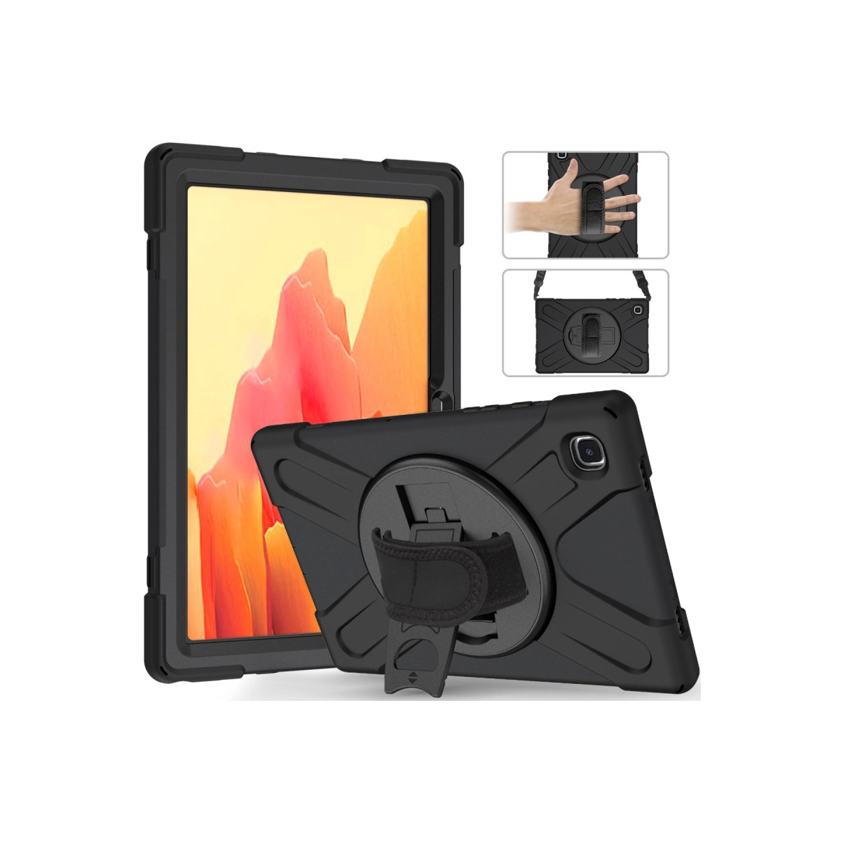 Huawei Matepad T10 9.7 Kılıf Amazing Tablet Kapak - Siyah