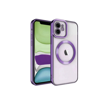 Newface İphone 11 Kılıf Kross Magneticsafe Kapak - Mor