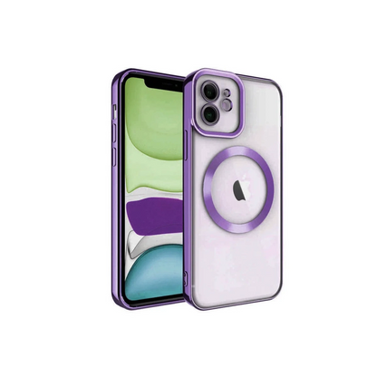 Newface İphone 11 Kılıf Kross Magneticsafe Kapak - Mor