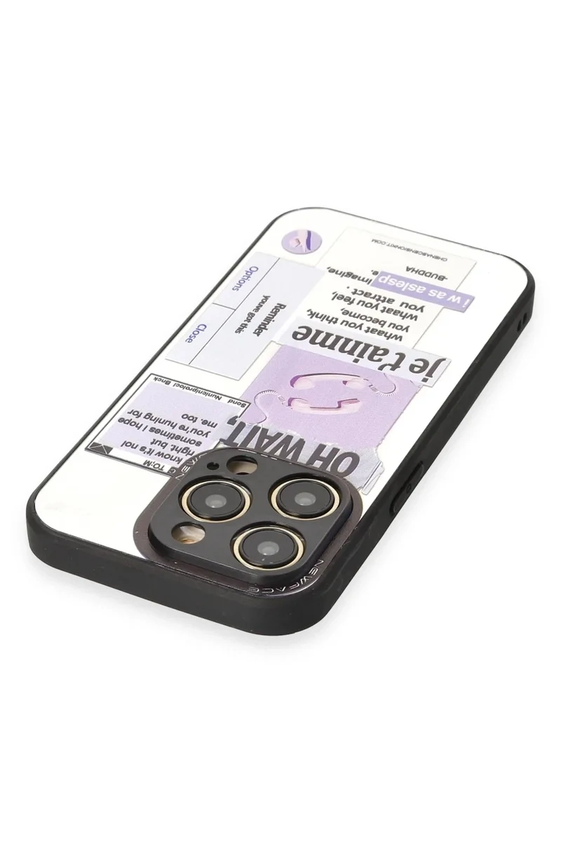 Newface İphone 12 Pro Max Kılıf Mirror Desenli Kapak - Mirror - 4