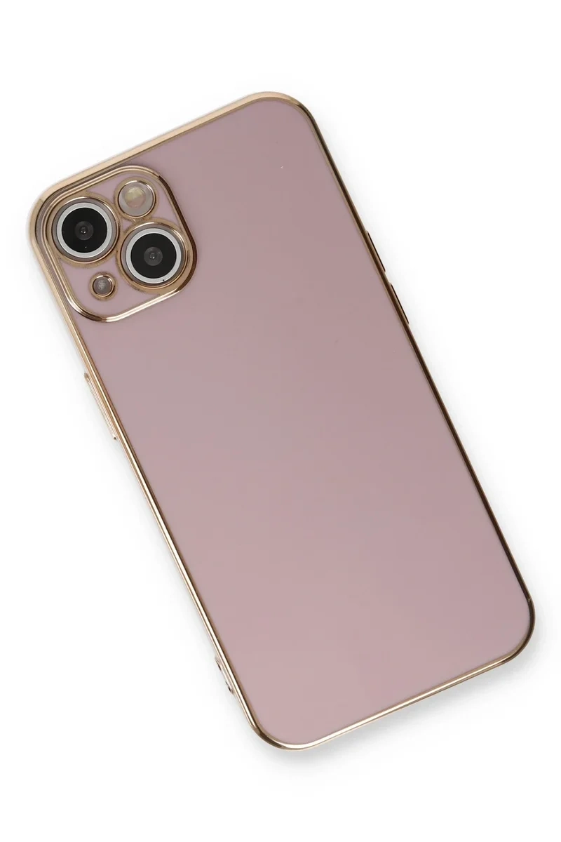 Newface İphone 13 Kılıf Volet Silikon - Mor