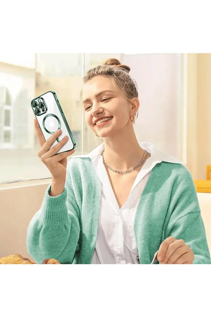 Newface İphone 14 Pro Max Kılıf Kross Magneticsafe Kapak - Lacivert