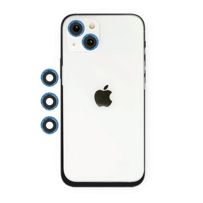 Newface İphone 14 Shine Kamera Lens - Mavi