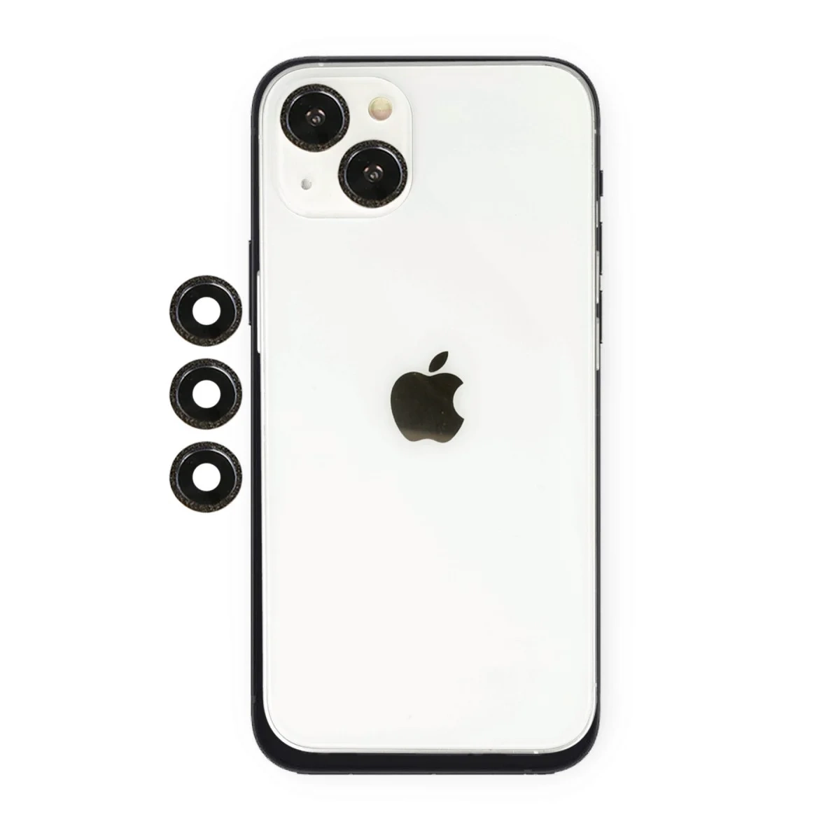 Newface İphone 14 Shine Kamera Lens - Siyah