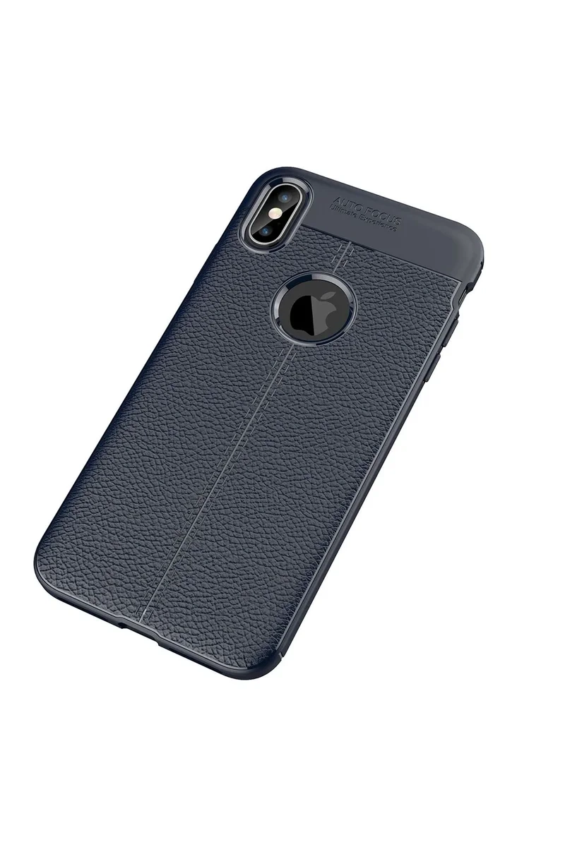 Newface İphone Xs Max Kılıf Auto Focus Kapak - Lacivert