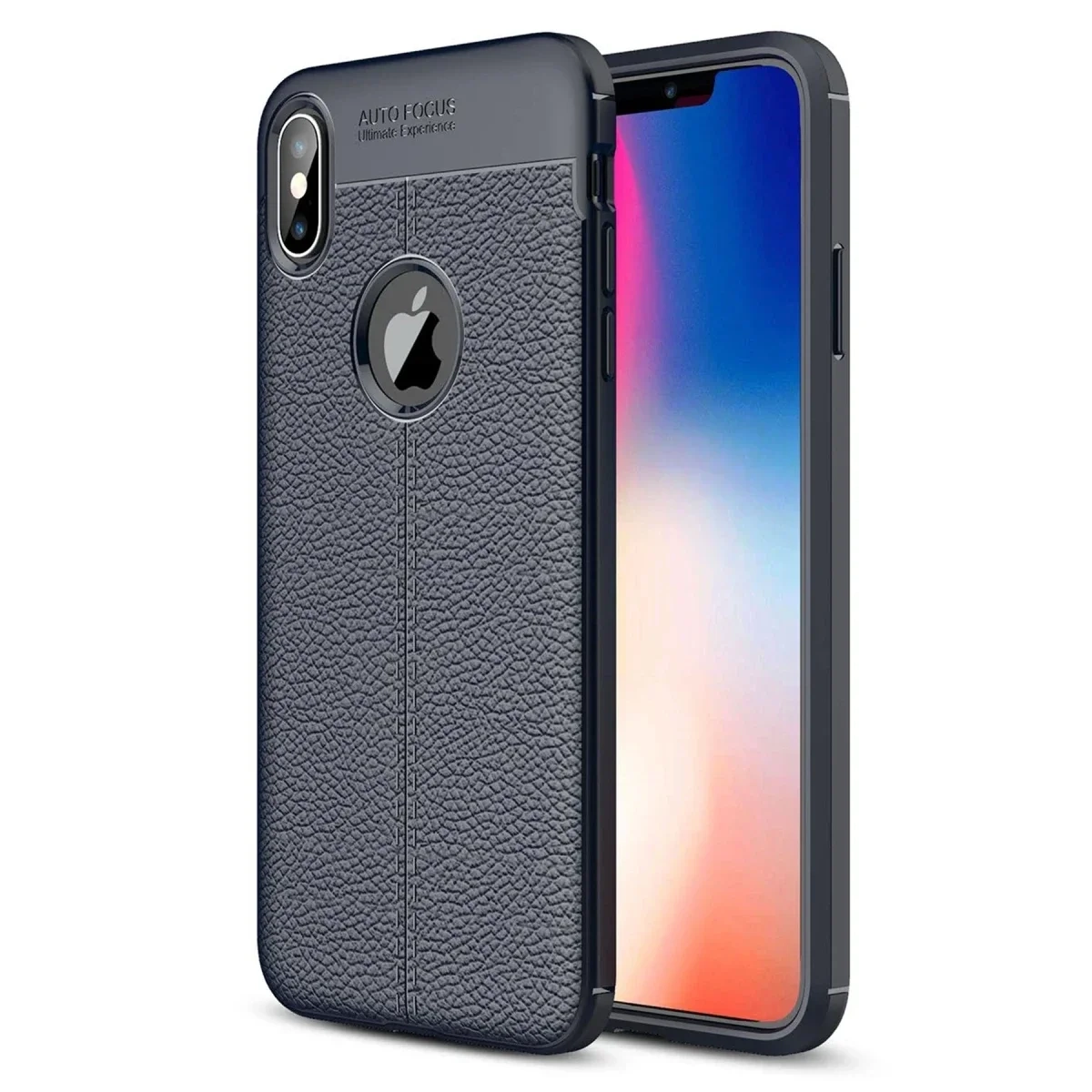 Newface İphone Xs Max Kılıf Auto Focus Kapak - Lacivert
