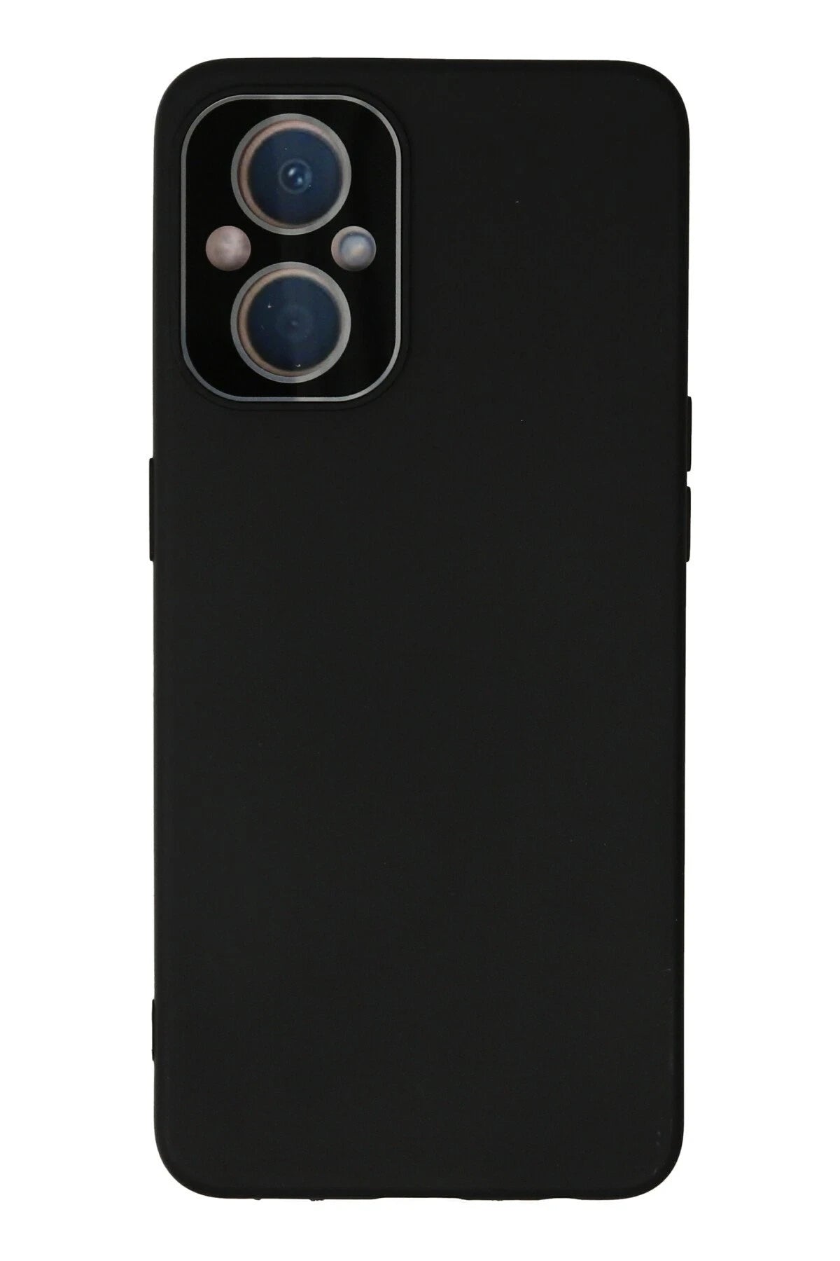 Newface Oppo Reno 7 Lite Kılıf Lansman Glass Kapak - Siyah