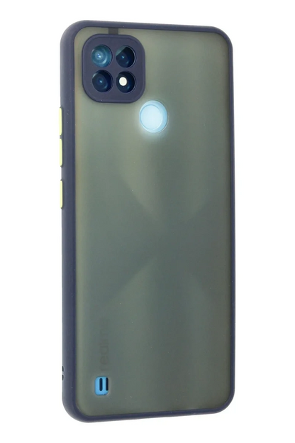 Newface Realme C21 Kılıf Montreal Silikon Kapak - Lacivert