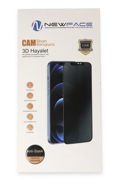 Newface Realme C53 3d Antistatik Hayalet Cam Ekran Koruyucu