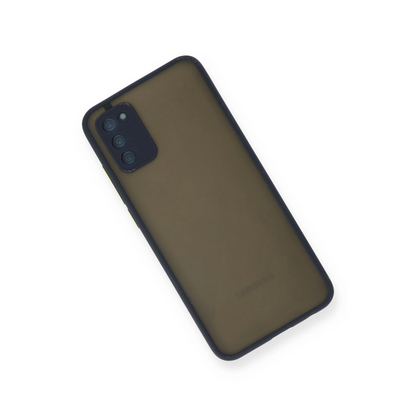 Newface Samsung Galaxy A02s Kılıf Montreal Silikon Kapak - Lacivert
