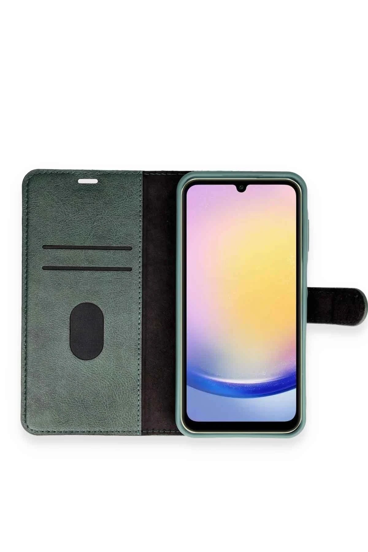 Newface Samsung Galaxy A05S Kılıf Trend S Plus Kapaklı Kılıf - Siyah