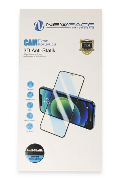 Newface Samsung Galaxy A14 4g 3d Antistatik Cam Ekran Koruyucu