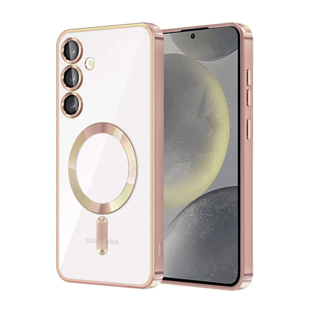 Samsung Galaxy A15 4g Kross Magneticsafe Kapak - Rose